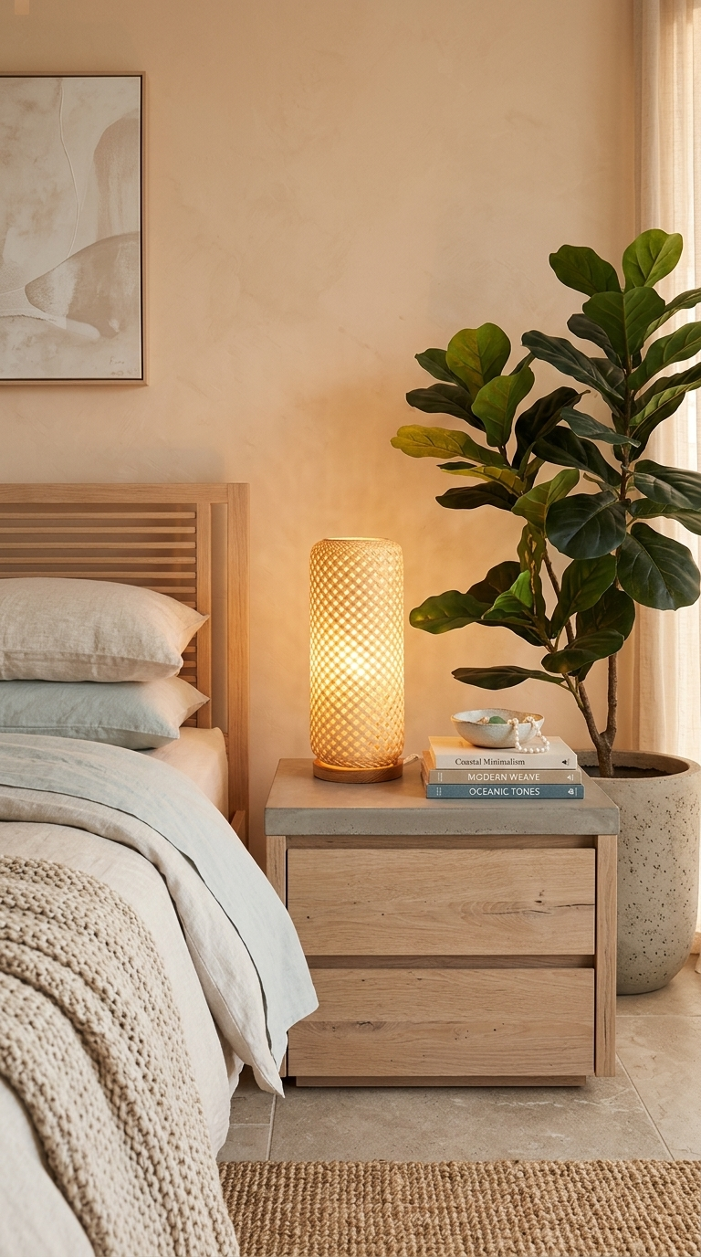 NARUBADIN Bamboo Table Lamp