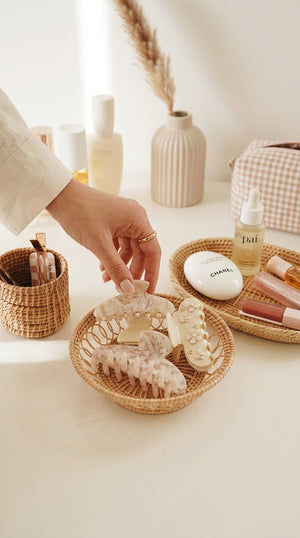 Navinda - Round rattan basket