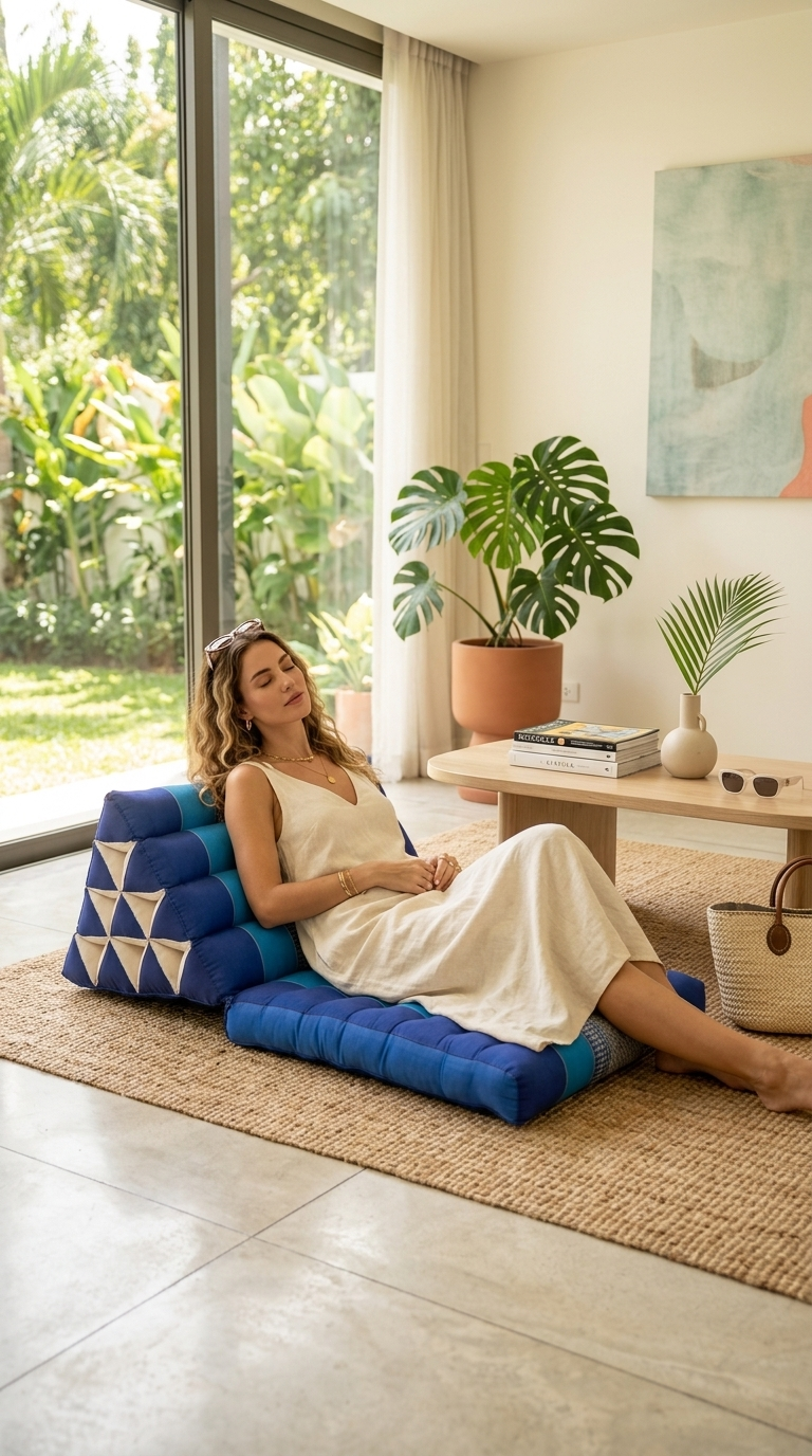 PA PRA DA - Thai Triangle Cushion (1 fold )