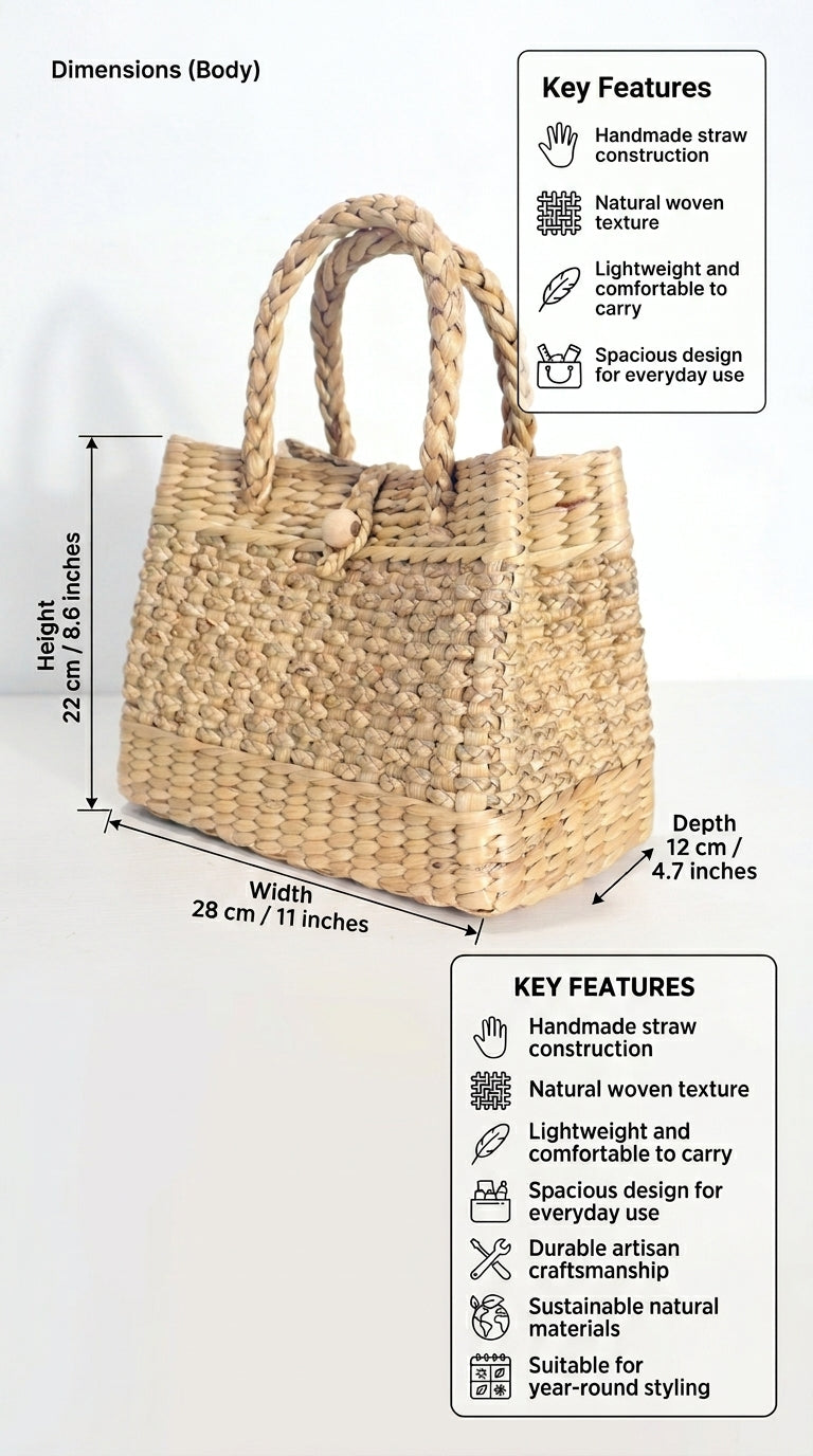 PASSA Straw Bag