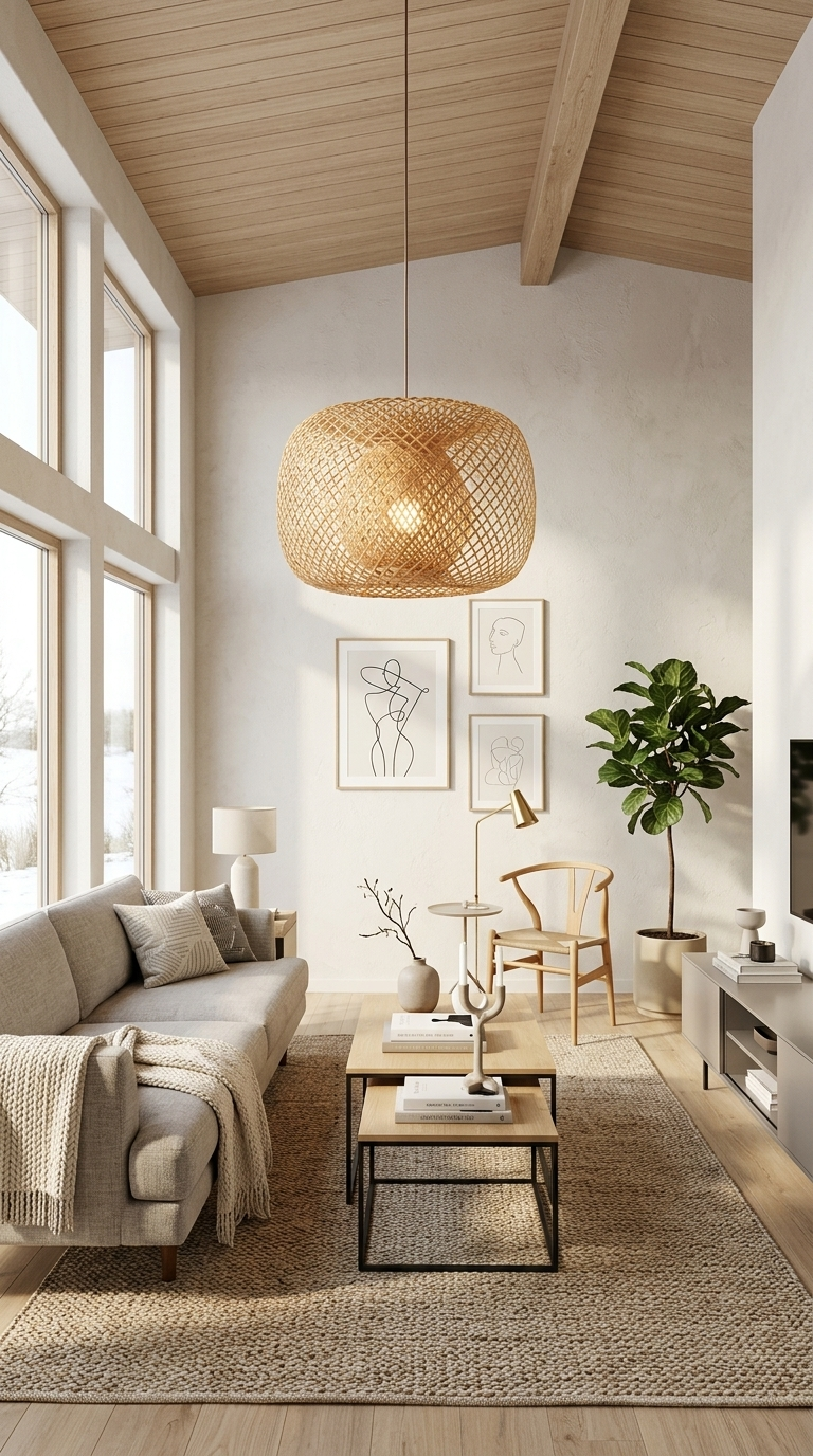 PATTRANAN - Hanglamp van bamboe