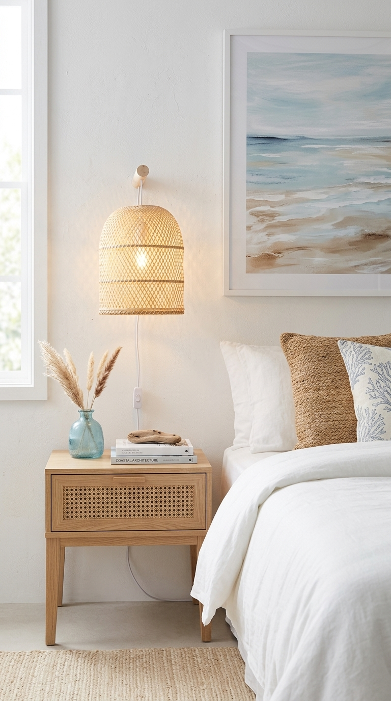 PA PAT Bamboo Boho Wall Sconce