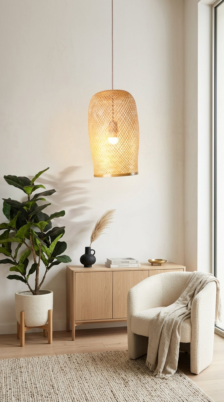 PUNNA Bamboo Pendant Light Shade