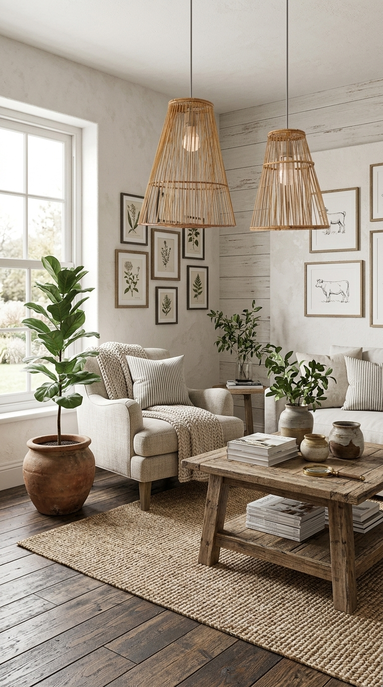 PUNSA - Rattan Pendant Light