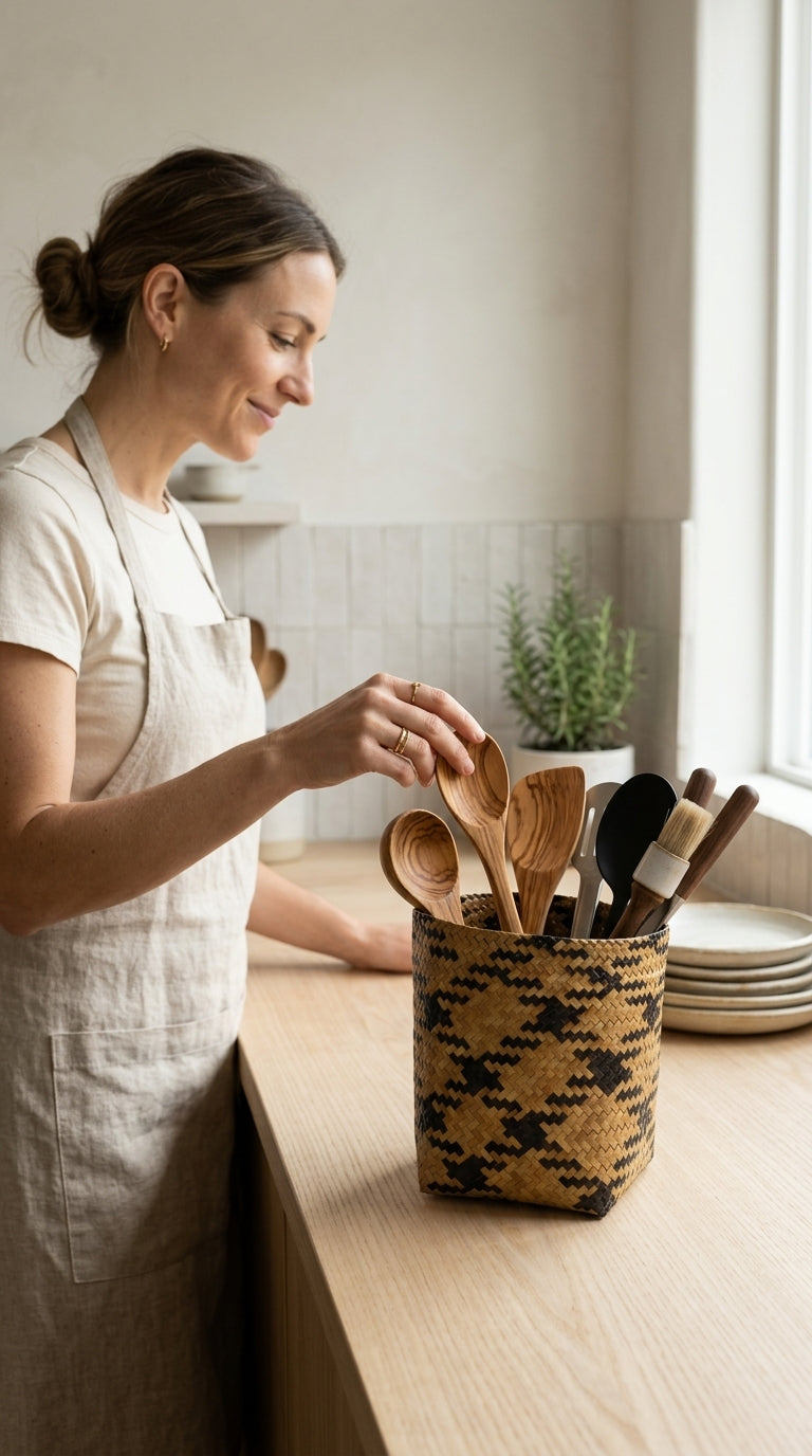 PUN DA - Wicker Basket (Set of 2)