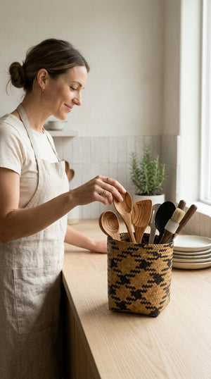 PUN DA - Wicker Basket (Set of 2)