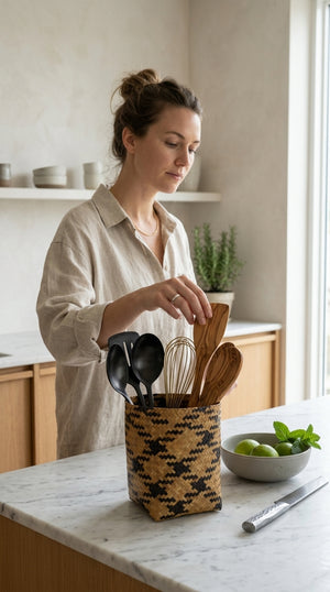 PUN DA - Wicker Basket (Set of 2)