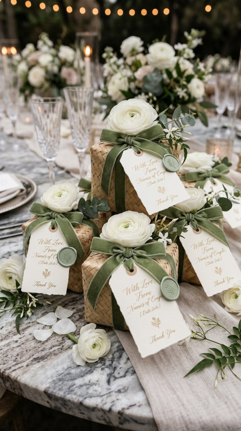 Palm Leaf Wicker Gift Boxes with Lids (Wholesale)