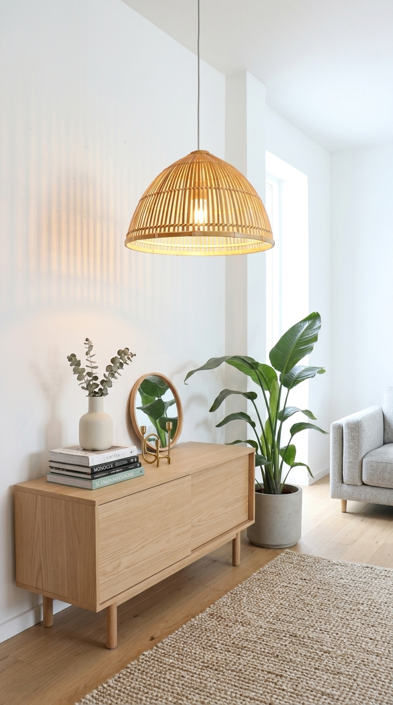 RA MI DA Bamboo Pendant Light Shade