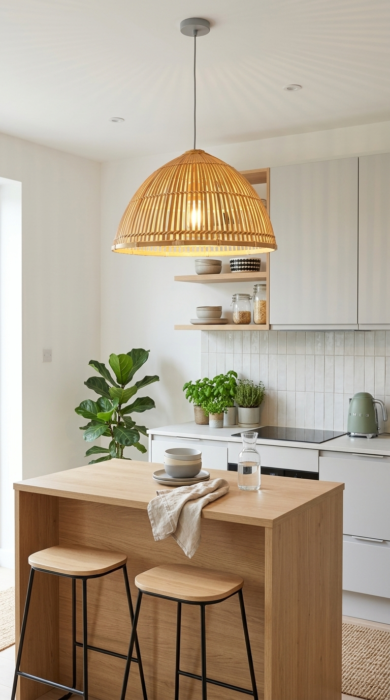 RA MI DA Bamboo Pendant Light Shade