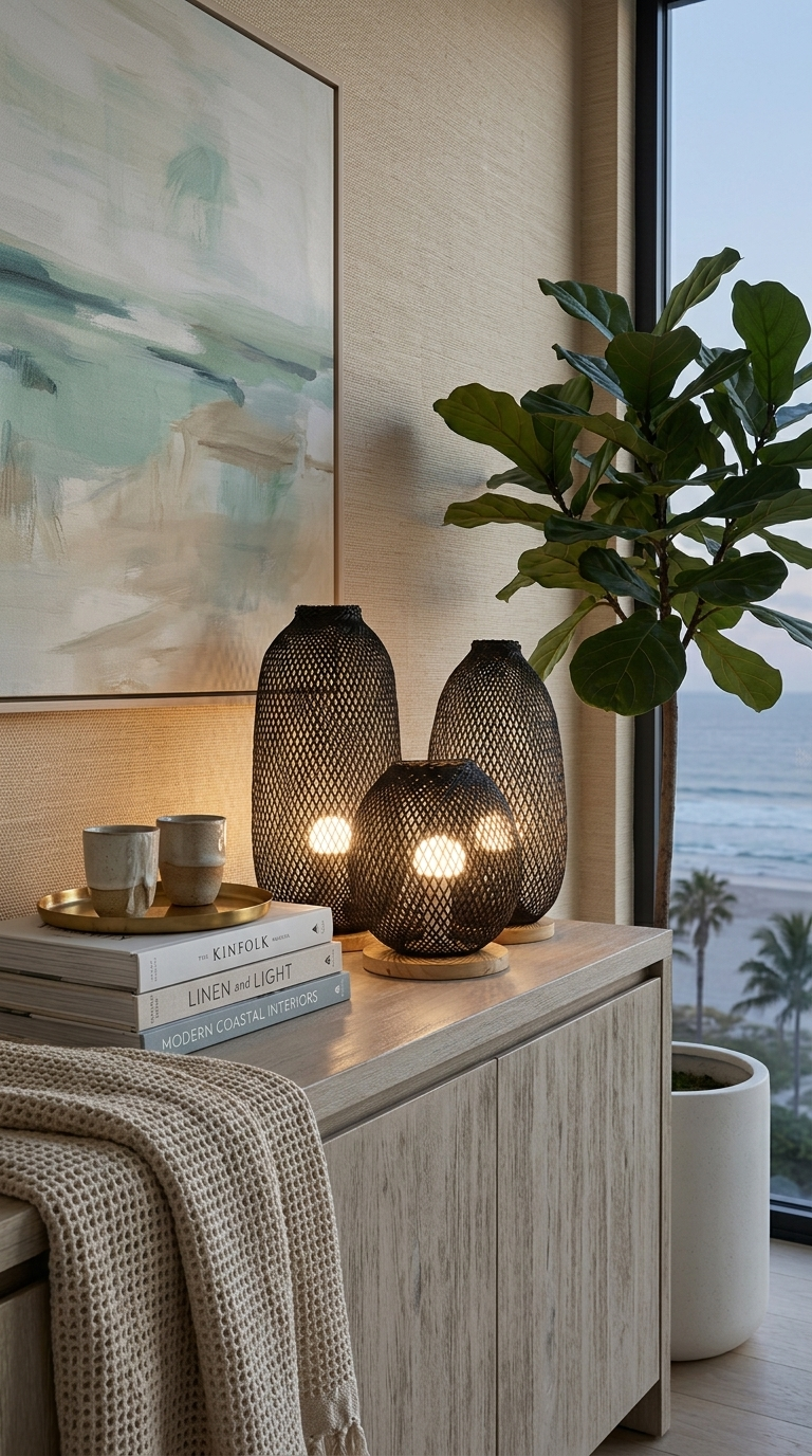 RAT TI KAN Bamboo Floor Lamp