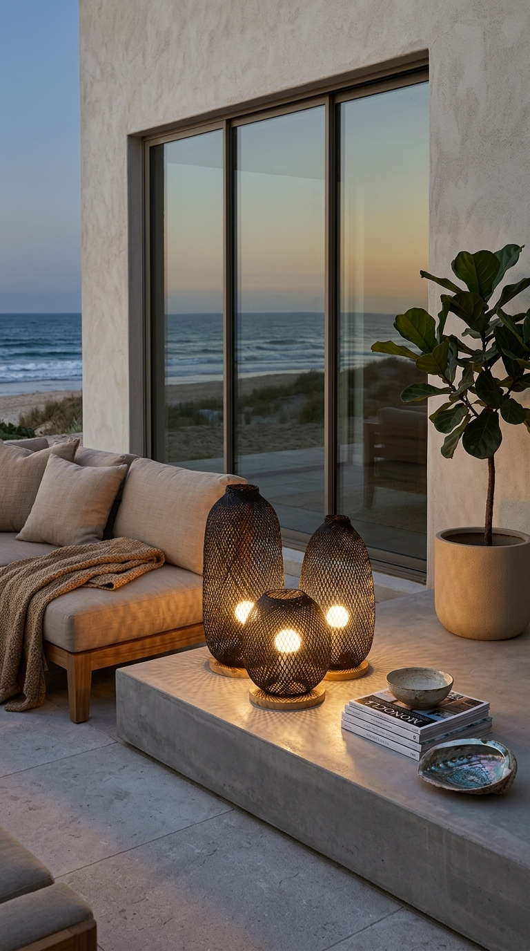RAT TI KAN Bamboo Floor Lamp