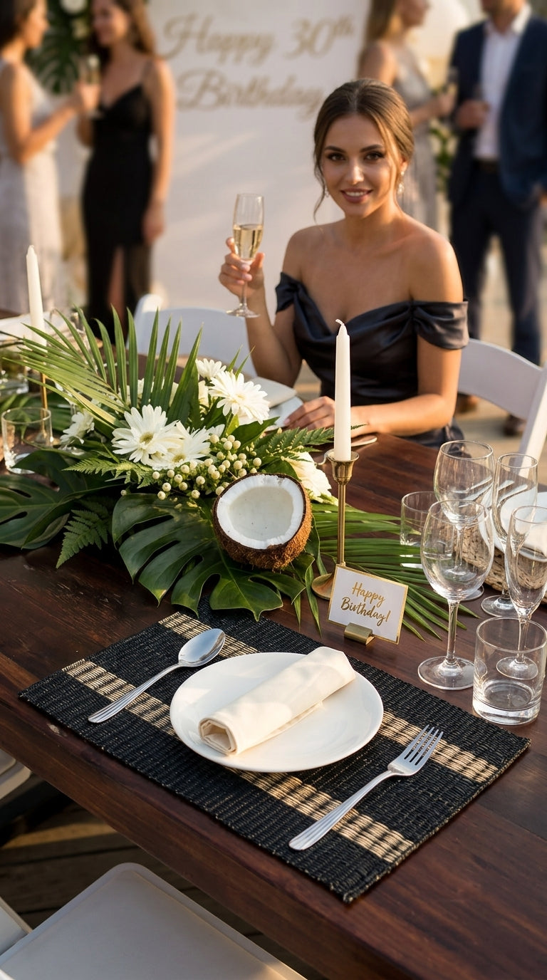 RUN CHI TA - Woven Boho Placemats 