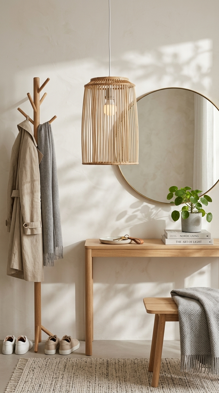 SANGSAN – Hängelampenschirm aus Rattan