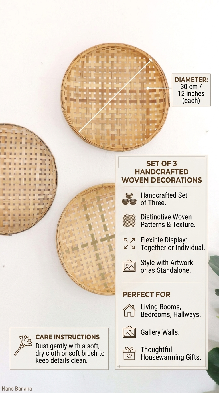 SANSUK - Wanddecoratie (set van 3)