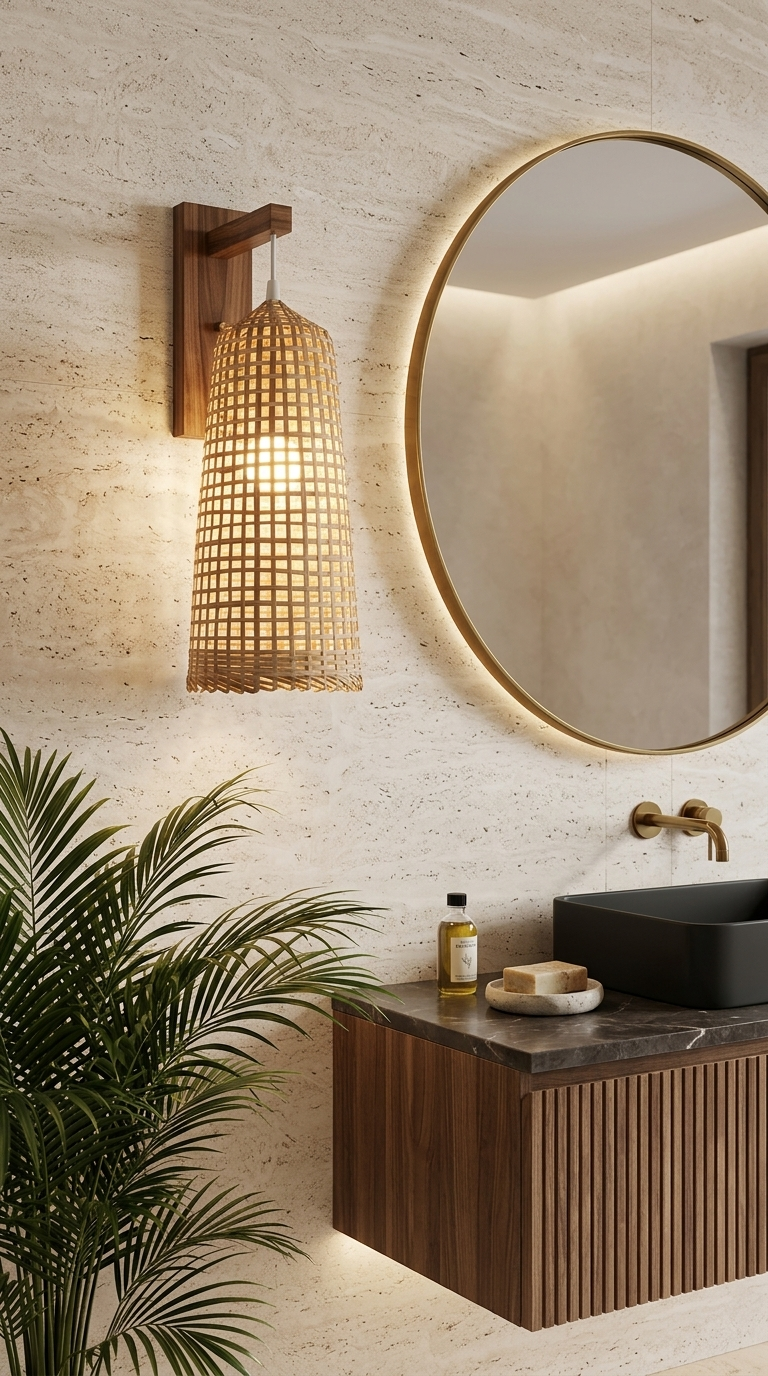 SATINEE Bamboo Wall Sconce