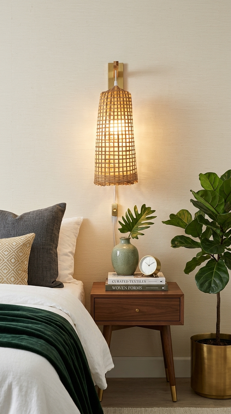 SATINEE Bamboo Wall Sconce