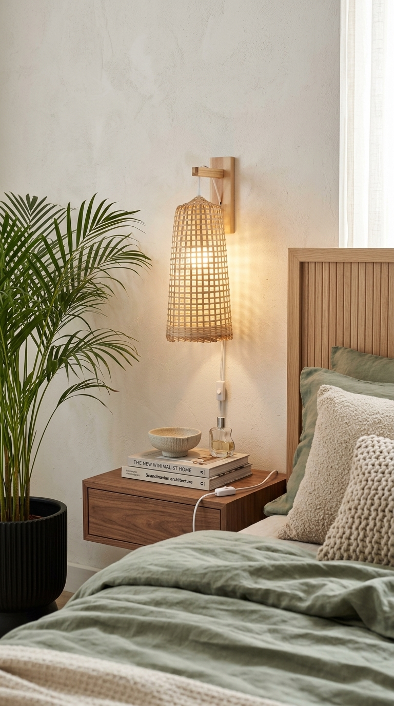 SATINEE Bamboo Wall Sconce