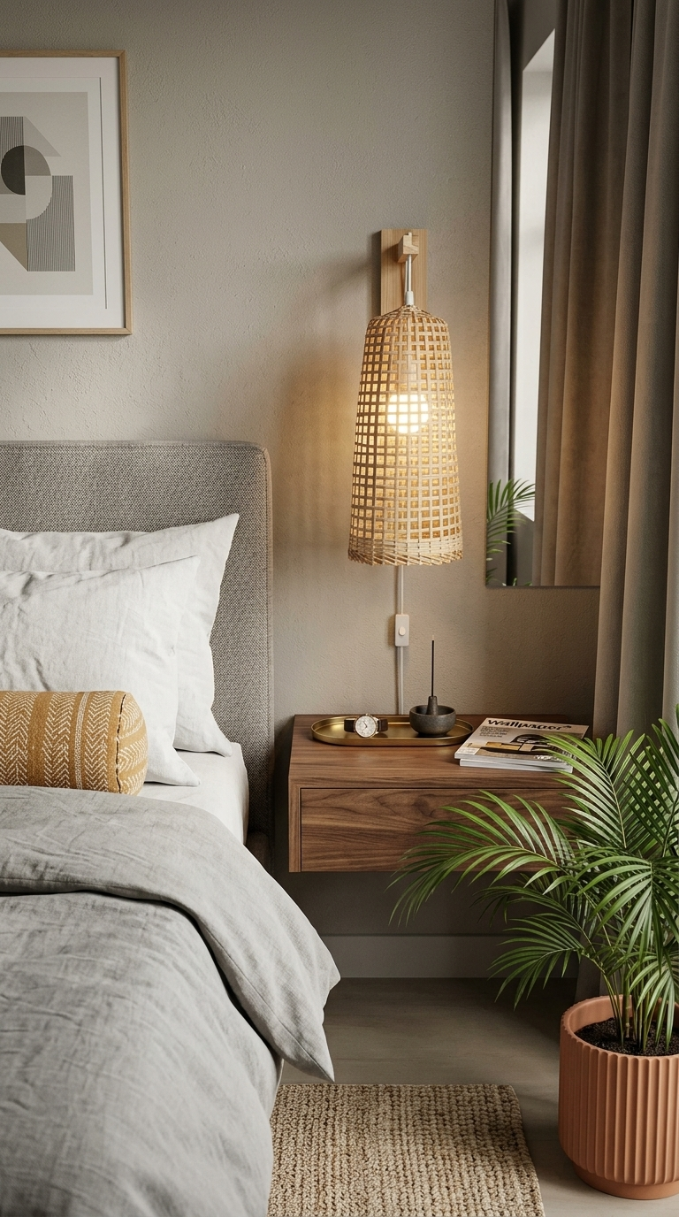 SATINEE Bamboo Wall Sconce