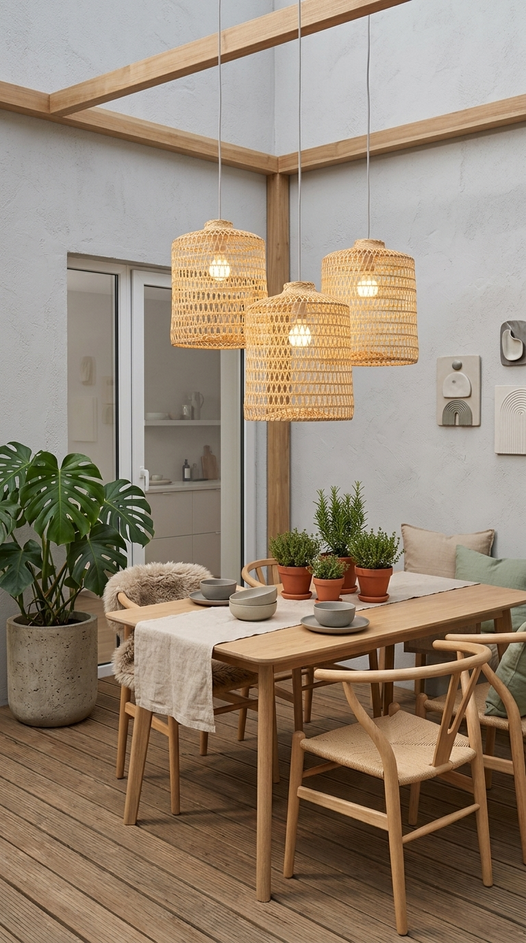 VAREE – Pendelleuchte aus Bambus