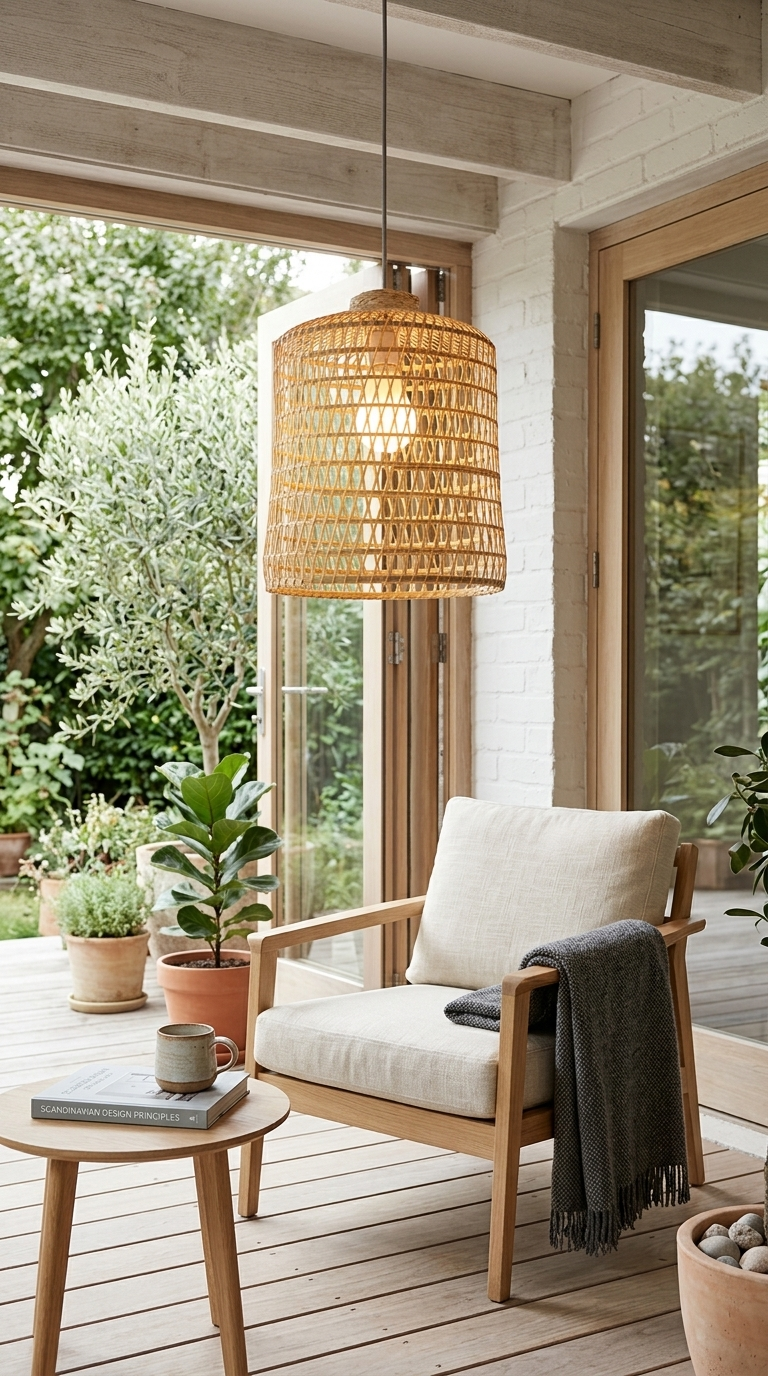 THARA-Bamboe Hanglamp Kap Extra Groot
