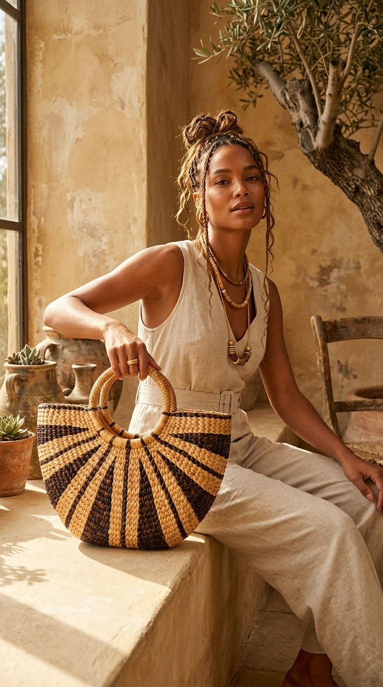 WIT THA YA - Straw Bag
