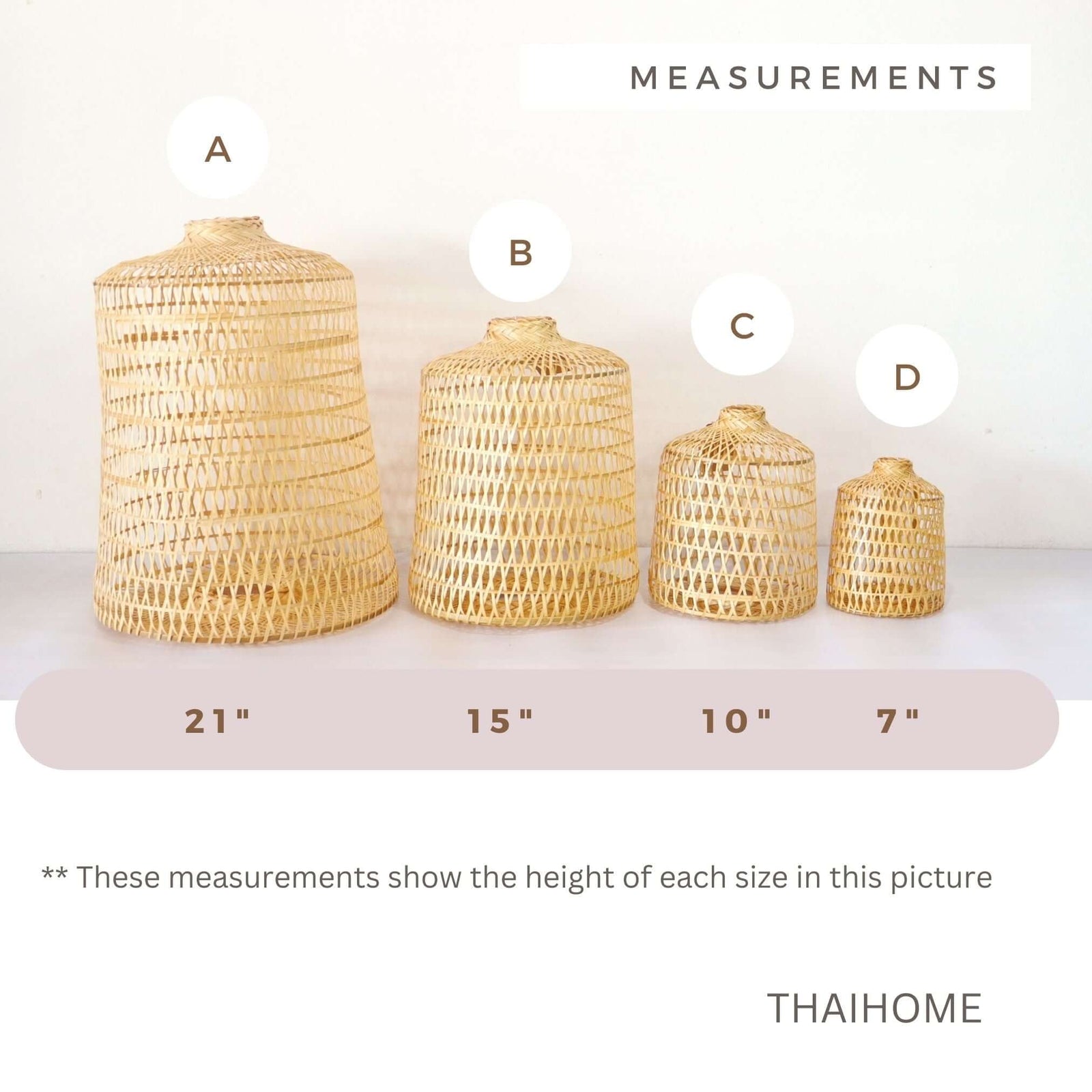 YA NA PAT - Bamboo Boho Table Lamp