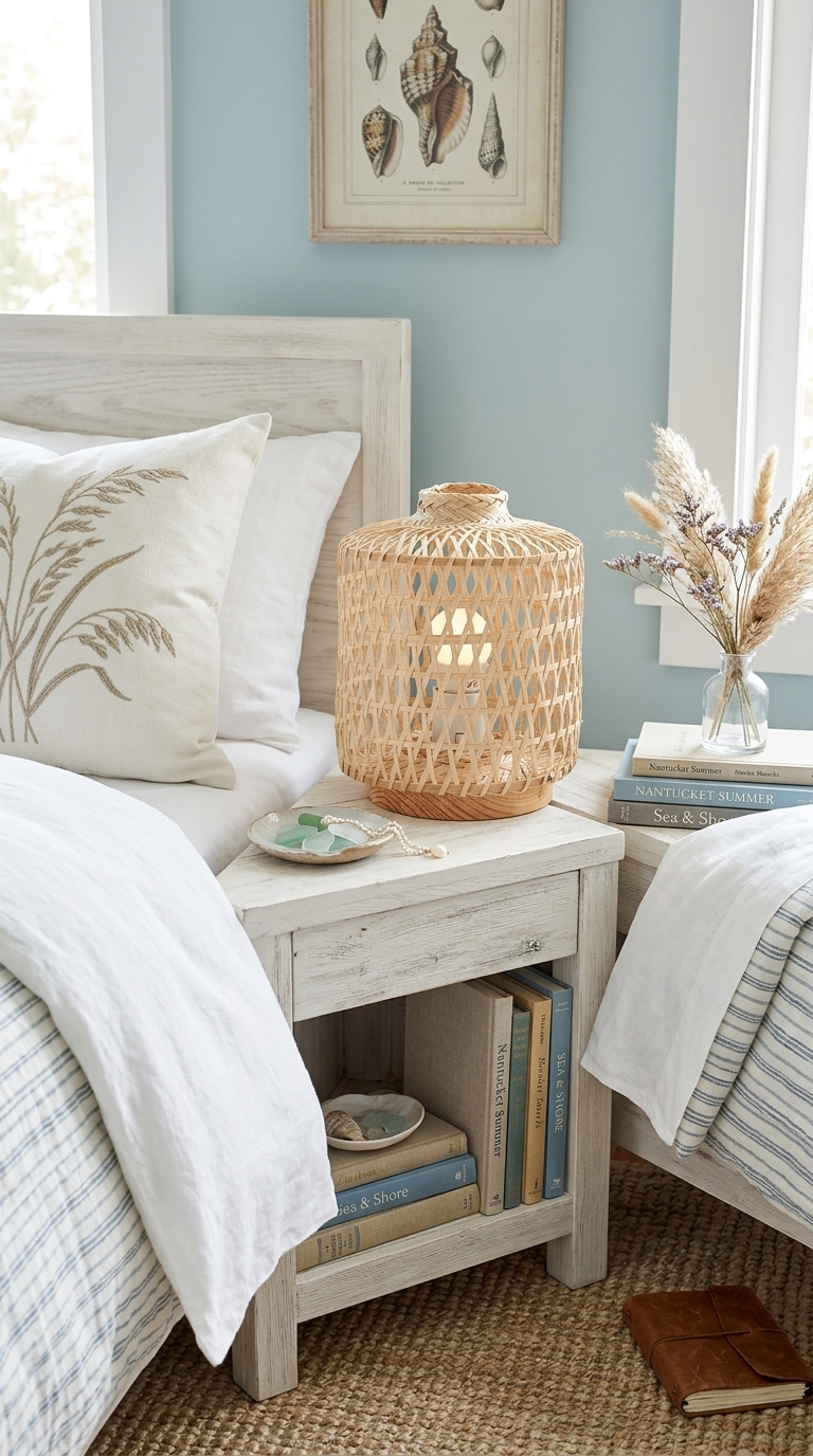 YA NA PAT Natural Cylinder Bamboo Table Lamp
