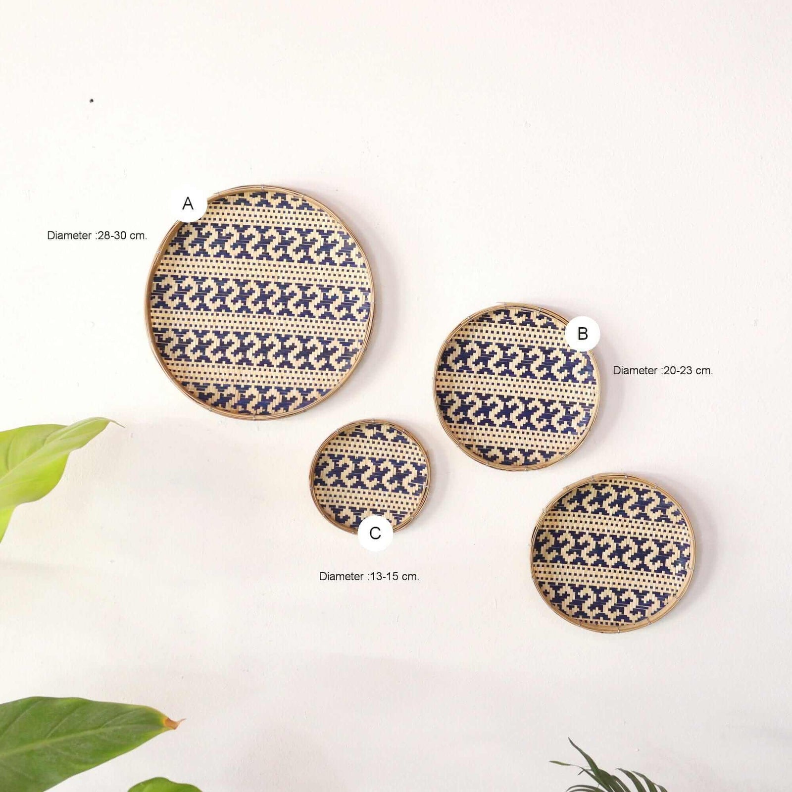 A TI KAN - Wall Art Décor Hanging Set of 4