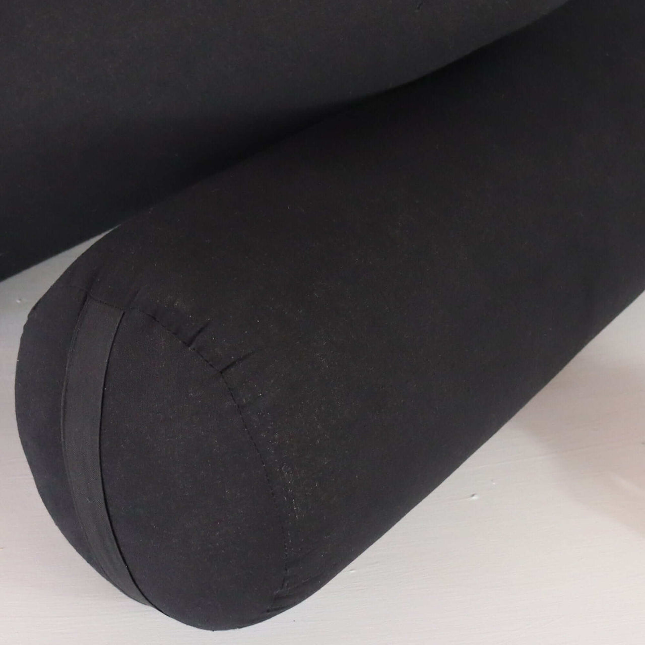 GAVIN - Kapok Yoga Bolster Pillow (Black)