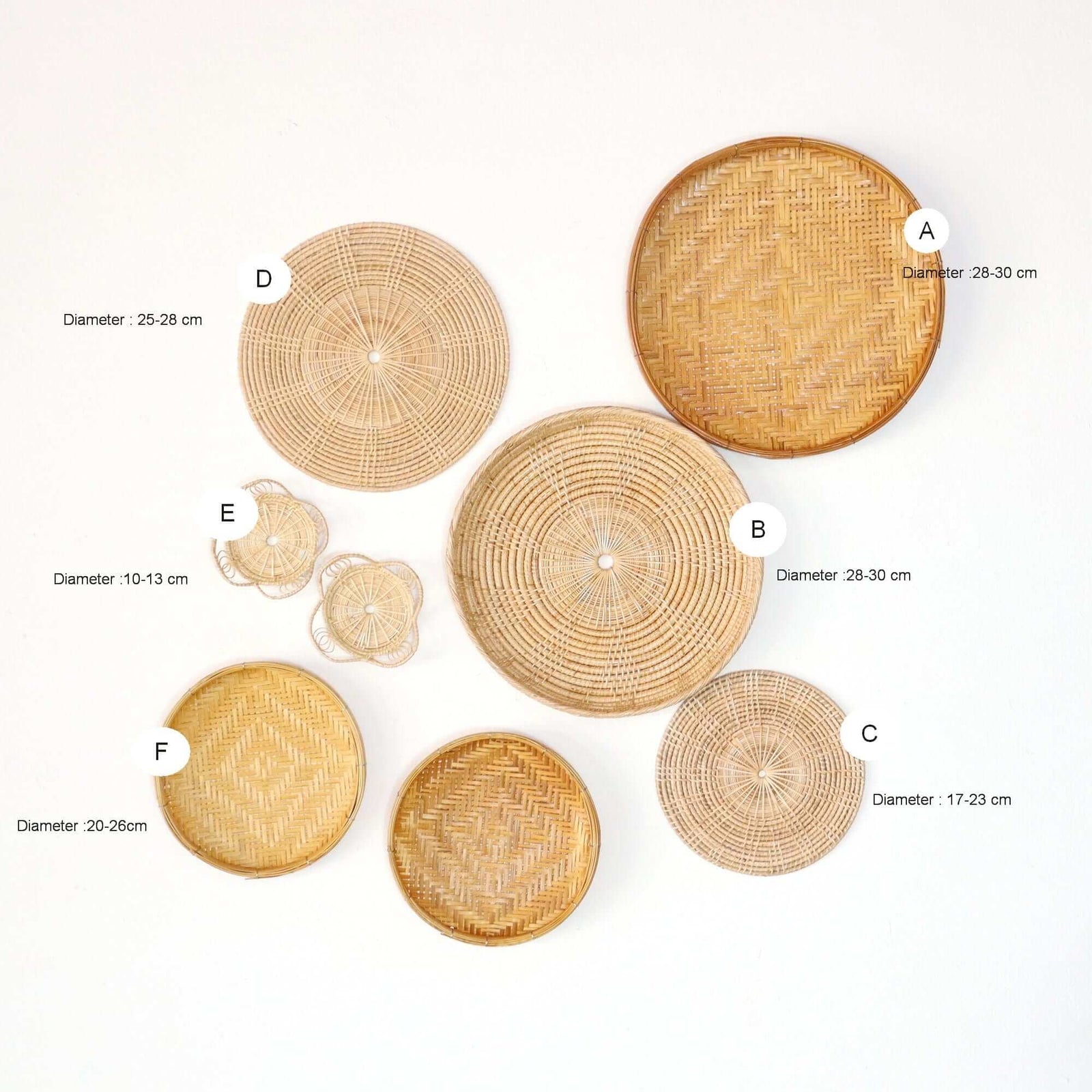 CHICHA - Wall Hanging Art Décor Set of 8