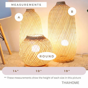THAIHOME Floor Lamp PAKPING - Boho Floor Lamp (A B & C)