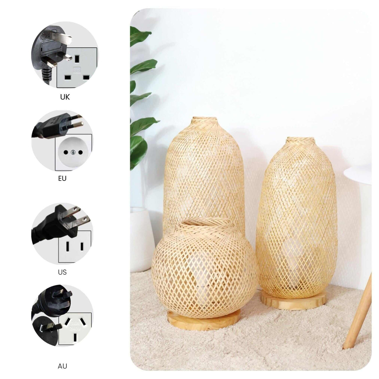 PAKPING - Boho Floor Lamp (A B & C)
