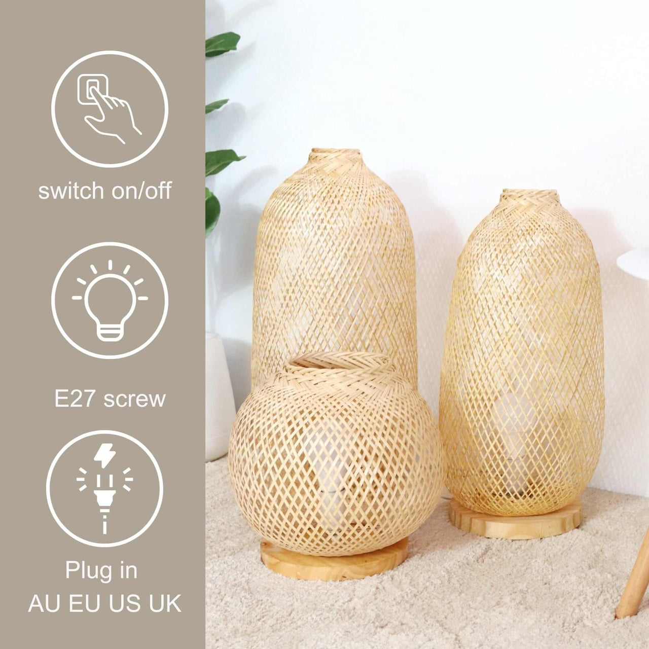 PAKPING - Boho Floor Lamp (A B & C)