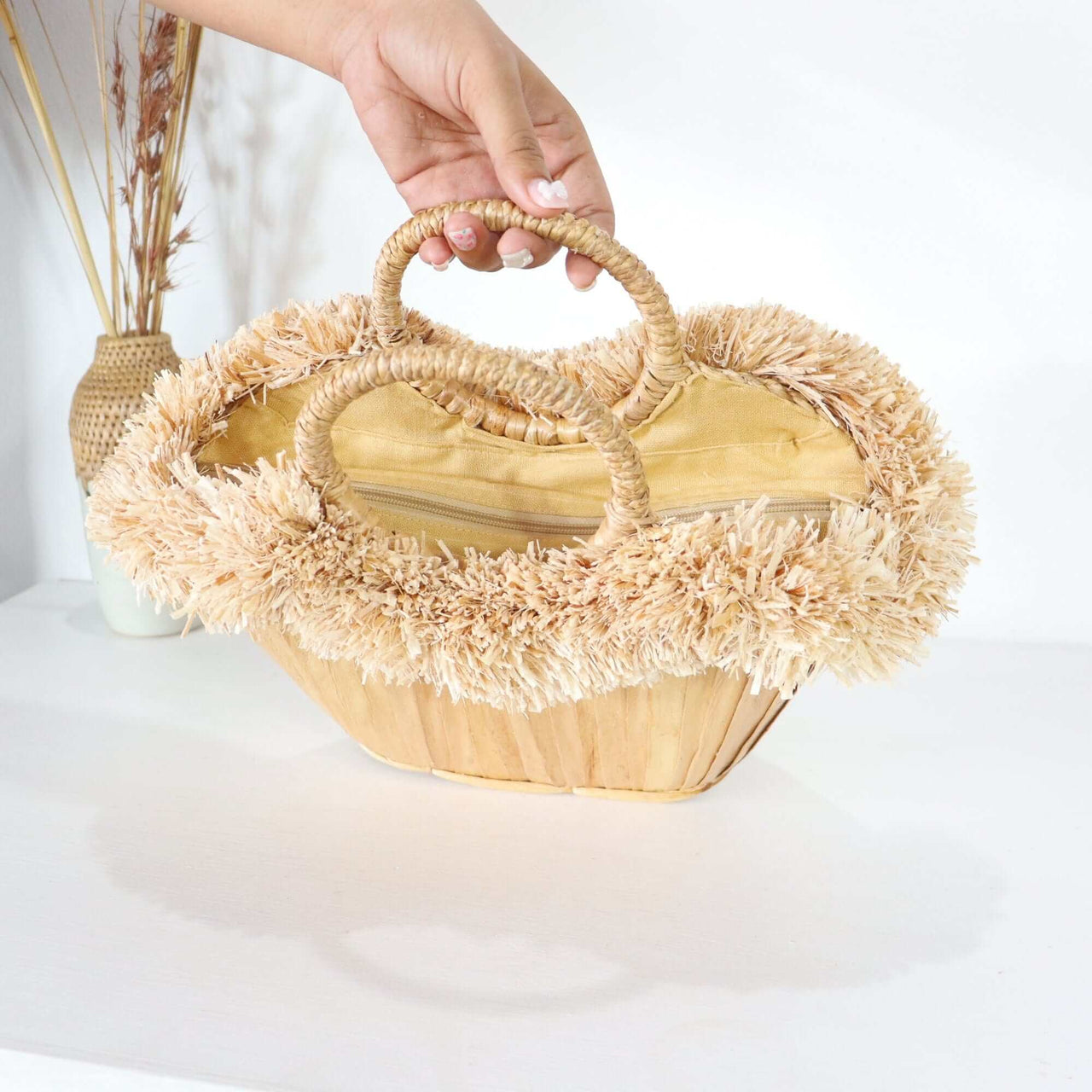 ALICE - Straw Basket Bag