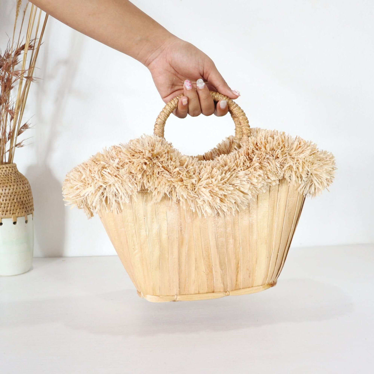 ALICE - Straw Basket Bag