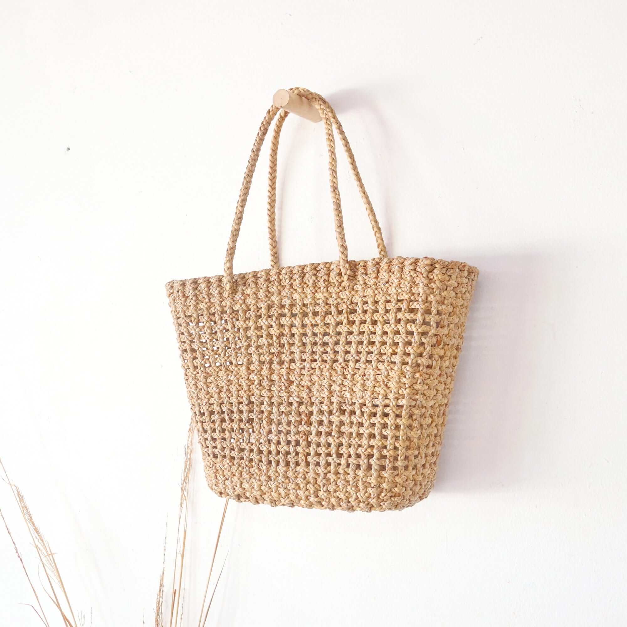 ALINDA - Straw French Basket Bag