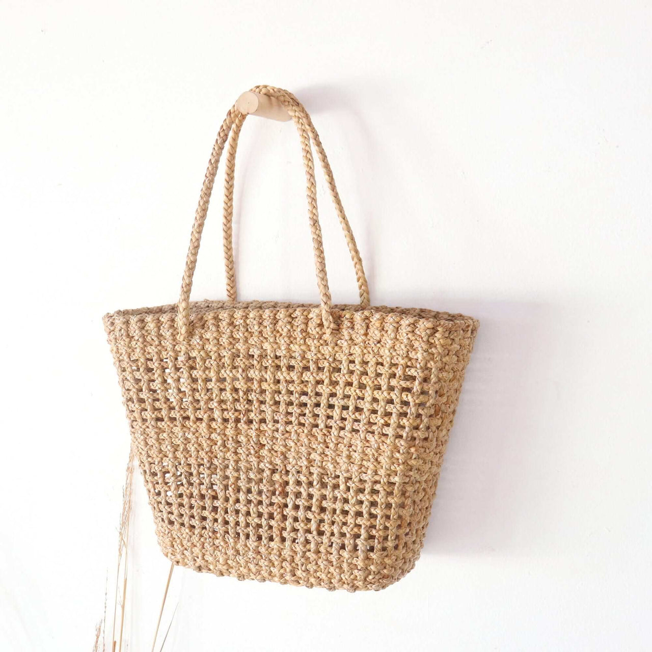 ALINDA - Straw French Basket Bag