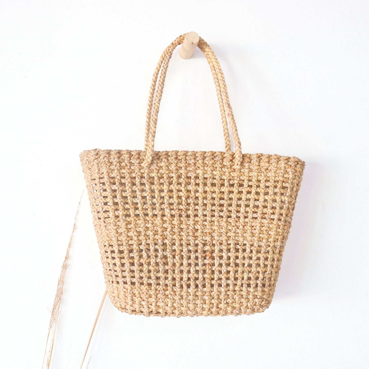 ALINDA - Straw French Basket Bag