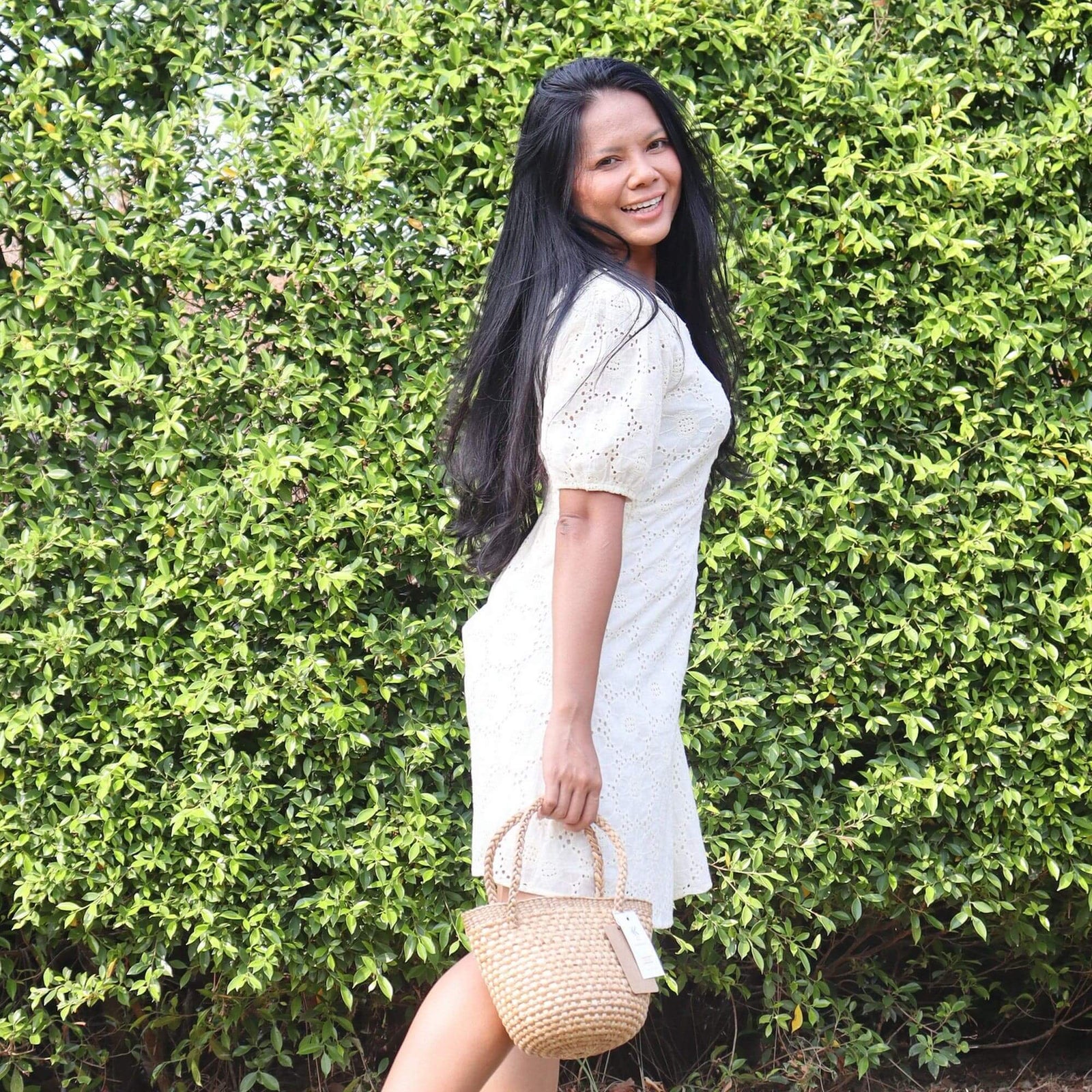 ANNMARIE - Straw Top Handle Bag