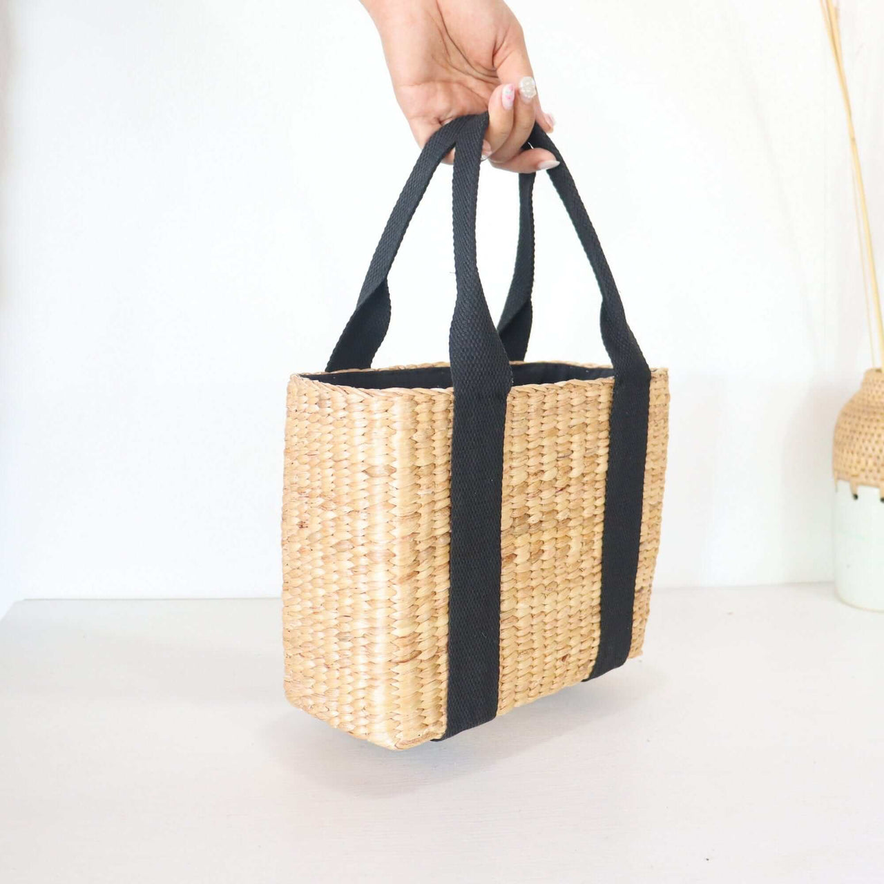 CHA EM - Straw Bag Basket