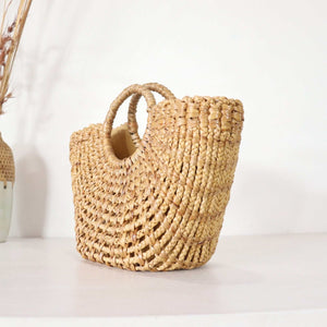 WA YU - Straw basket bag