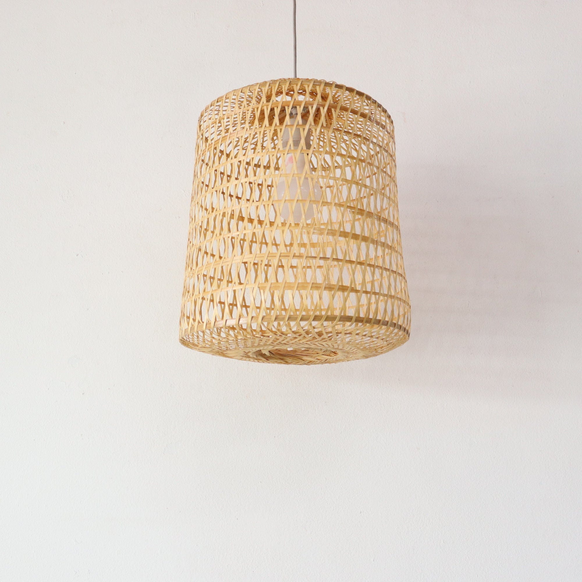 THARA-Bamboo Pendant Light Shade Extra Large