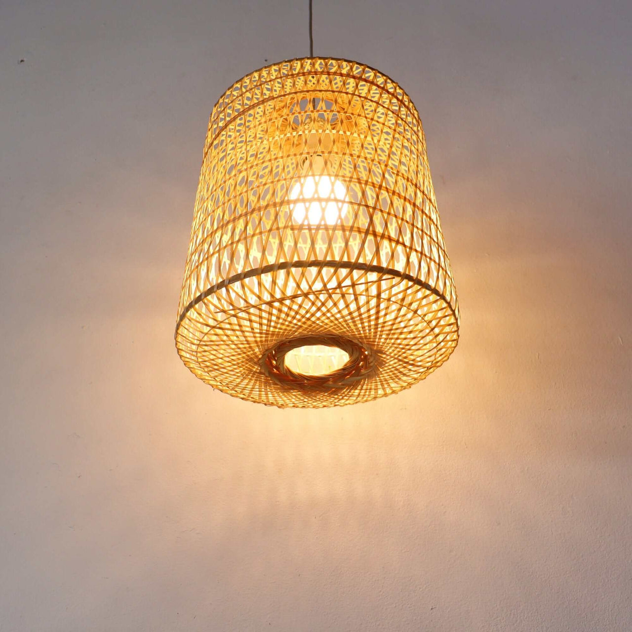 THARA-Bamboo Pendant Light Shade Extra Large
