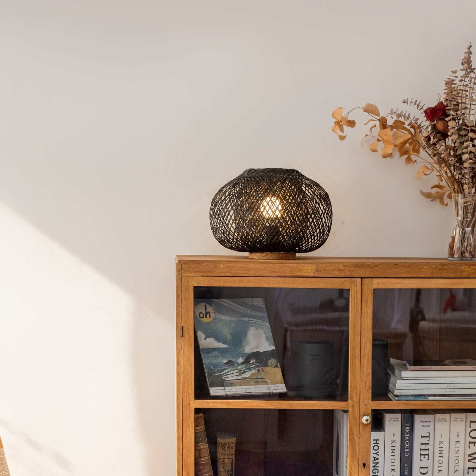 A RA WAN - Boho Table Lamp (Black)