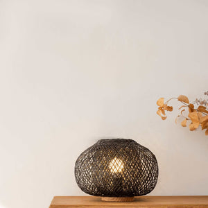 A RA WAN - Boho Table Lamp (Black)
