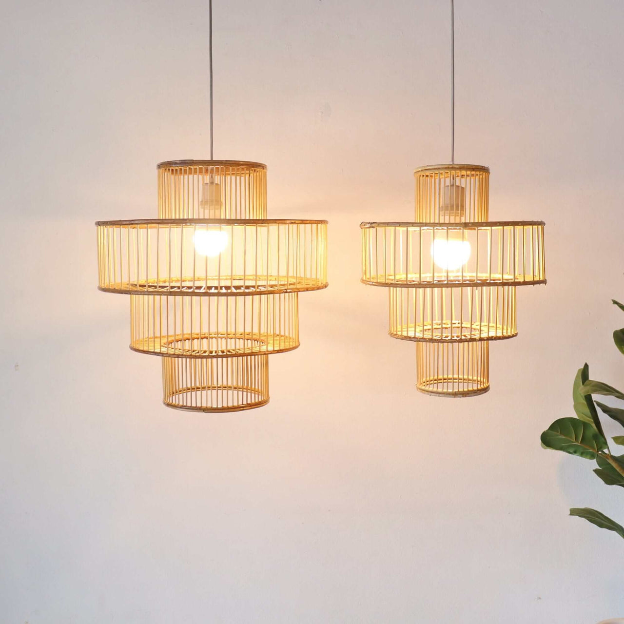 CHA NI TA - Rattan Pendant Light (16-20 Inches)
