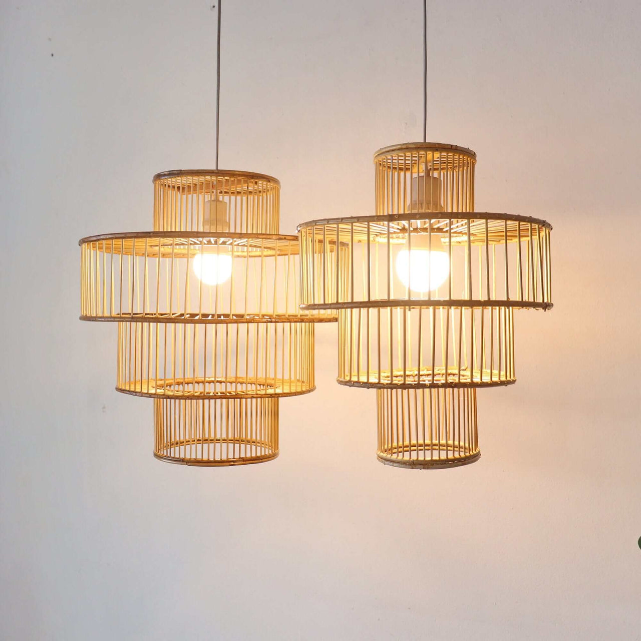 CHA NI TA - Rattan Pendant Light (16-20 Inches)