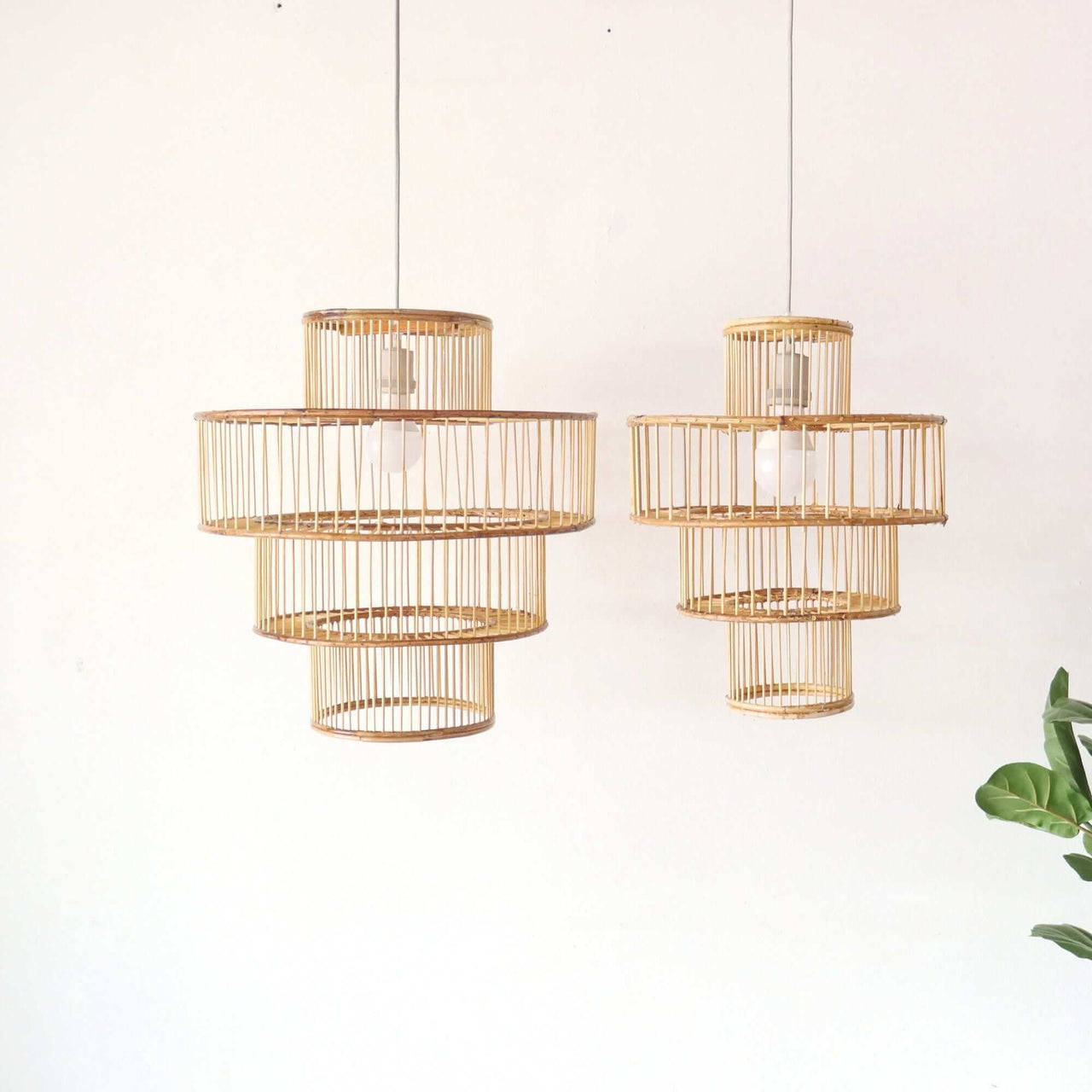CHA NI TA - Rattan Pendant Light (16-20 Inches)