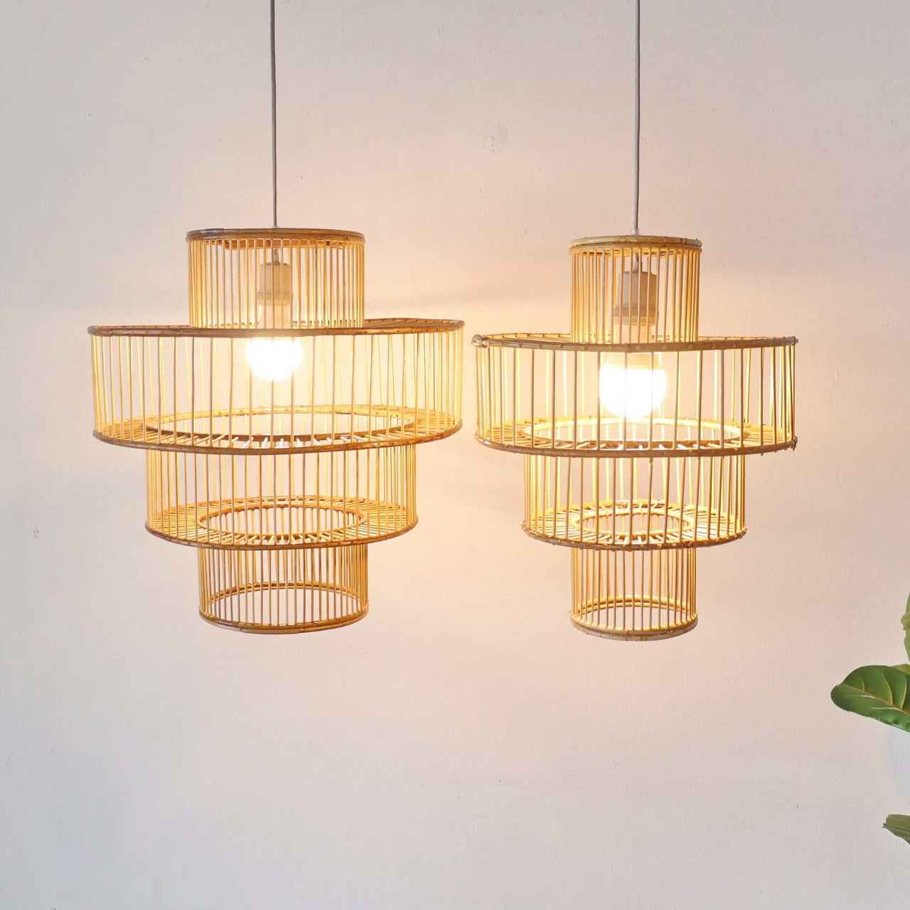 CHA NI TA - Rattan Pendant Light (16-20 Inches)